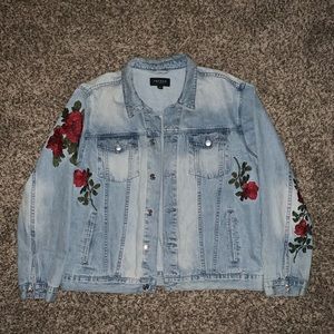 PacSun Men’s Embroidered Denim Jacket